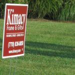 Kimacy frames and gifts sign and grass =)