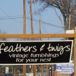 Feathers and Twigs Sign