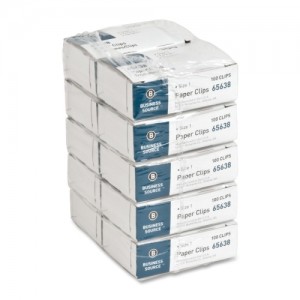 4B - Business Source 1000 Pack Paper Clips