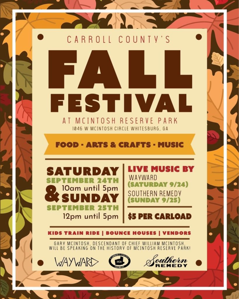 Carroll County’s Fall Festival at McIntosh Reserve Park The City Menus