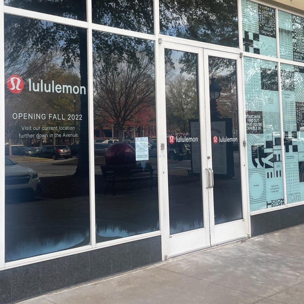 Lululemon To Stay at The Avenue Peachtree City, Relocates to