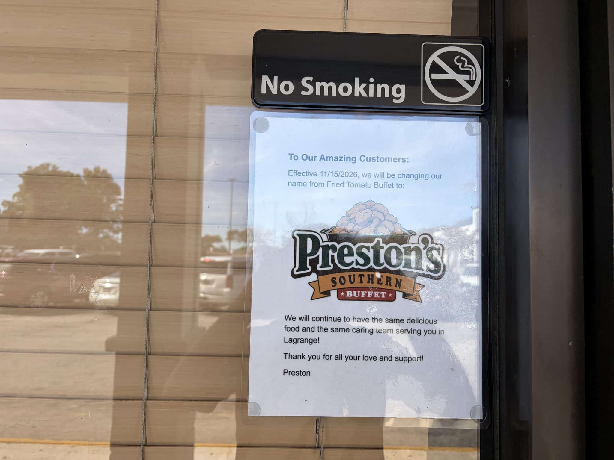 Fried Tomato Buffet in LaGrange to Become Preston’s Southern Buffet ...